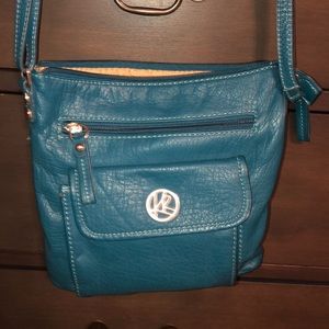 Blue kim rogers cross body